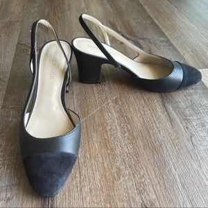 Marc Fisher Black Slingback Heels Size 5.5M